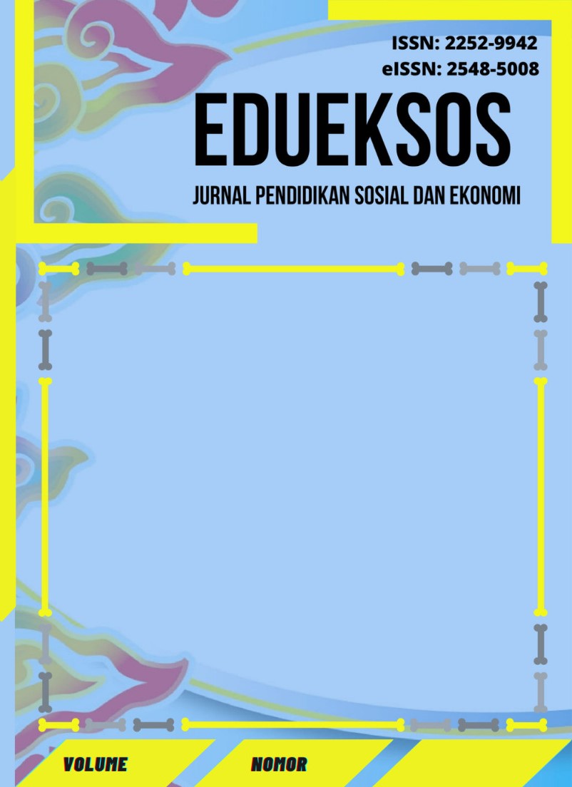 Cover Edueksos: Jurnal Pendidikan Sosial dan Ekonomi